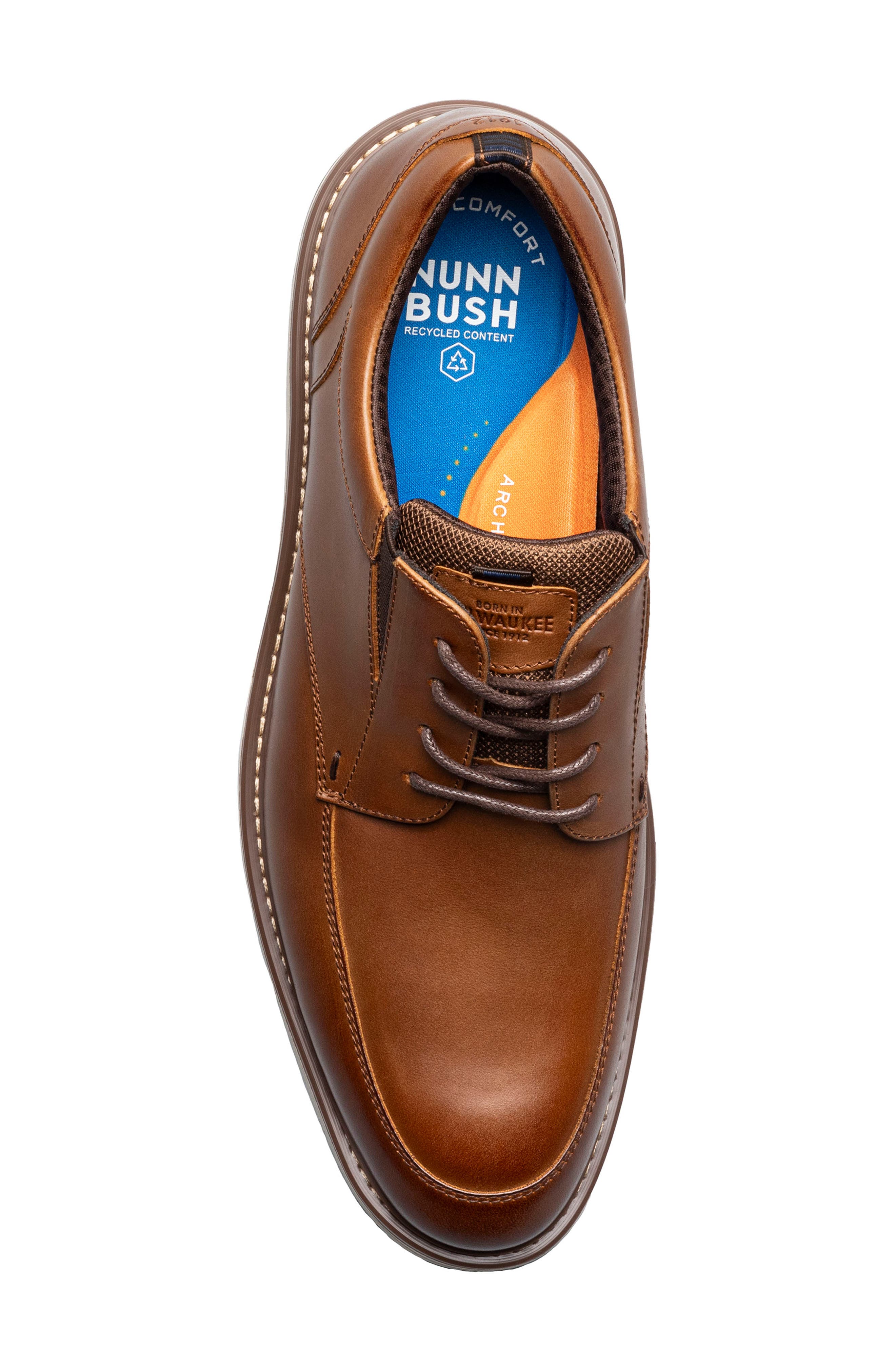 Griff Oxford Sneaker - Wide Width Available, Alternate, color, COGNAC MULTI