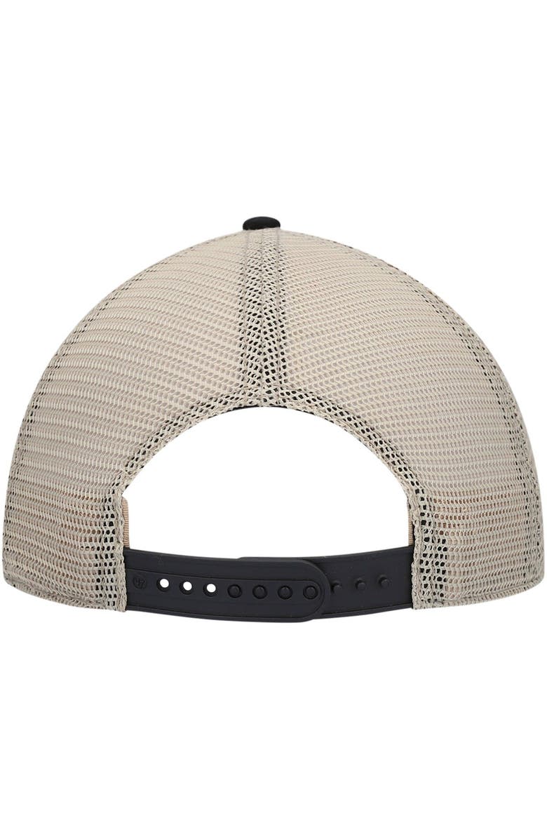 '47 Men's '47 Black/Natural Las Vegas Raiders Tuscaloosa Clean Up Snapback Hat, Alternate, color, Black