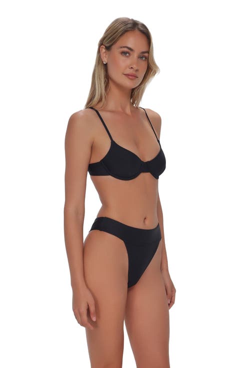 Byron High Waist Bikini Swim Bottoms