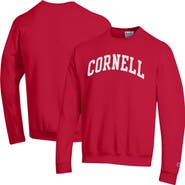 Champion Men's Champion  Red Cornell Big Red Basic Arch Fleece Pullover Sweatshirt