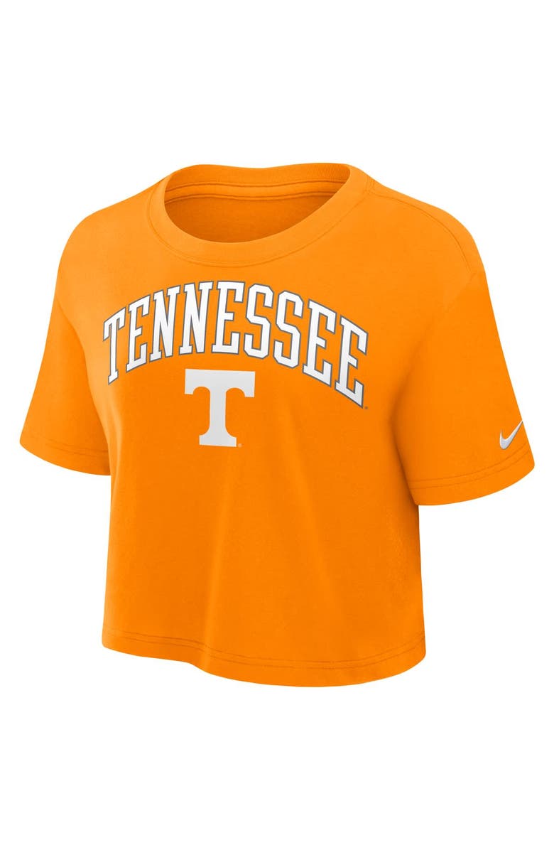 Nike Women's Nike Tennessee Orange Tennessee Volunteers Power Pursuit Athletic Prep Arch Performance Cropped T-Shirt, Alternate, color,