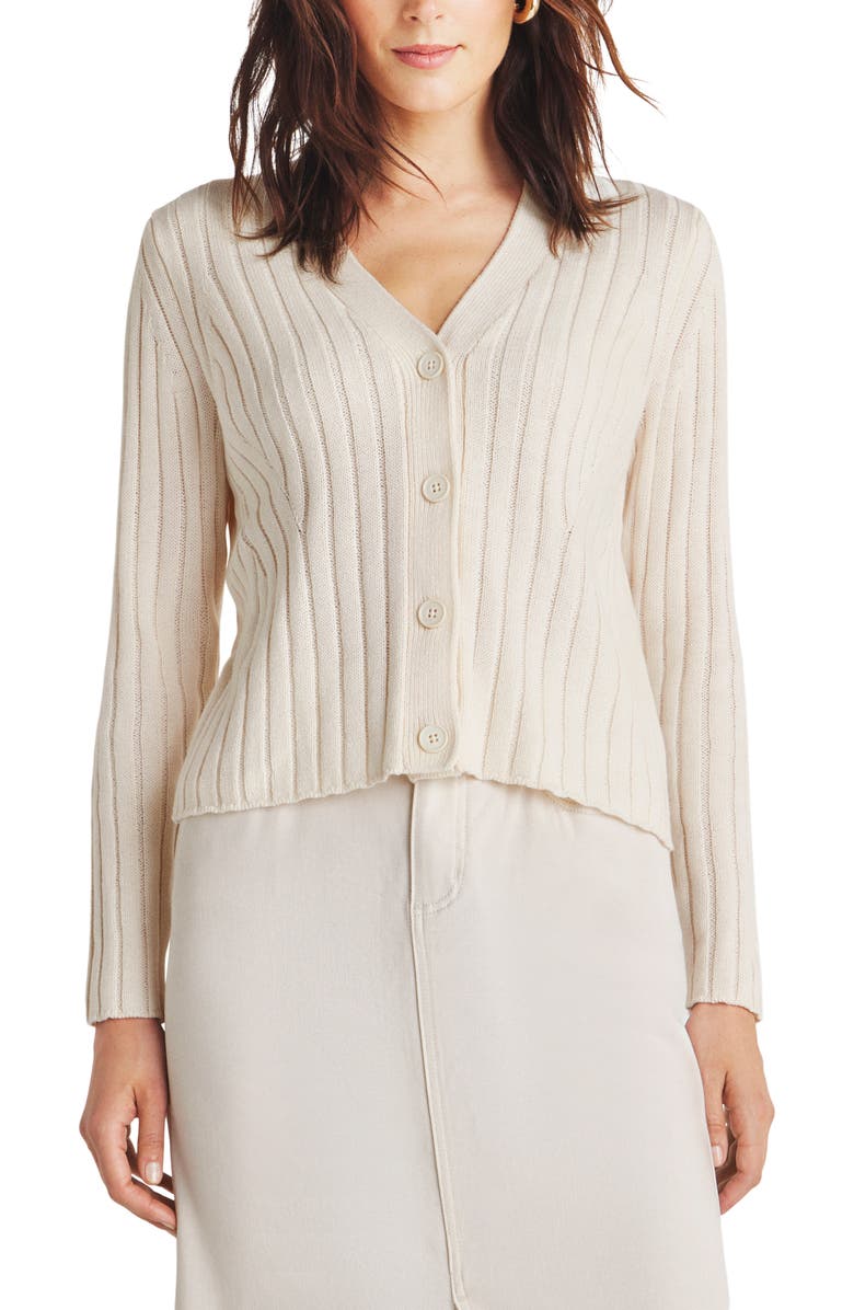Splendid Kritzia Rib Cardigan, Main, color, 