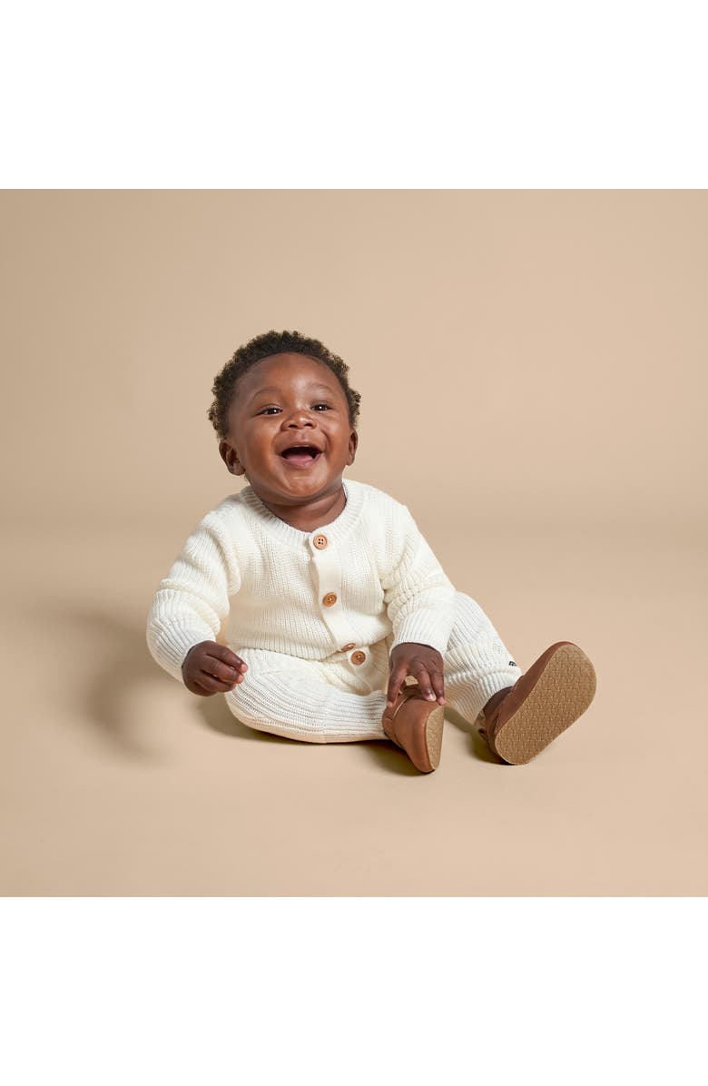 Modern Moments<sup>™</sup> by Gerber Romper & Hat Set, Alternate, color, Ivory