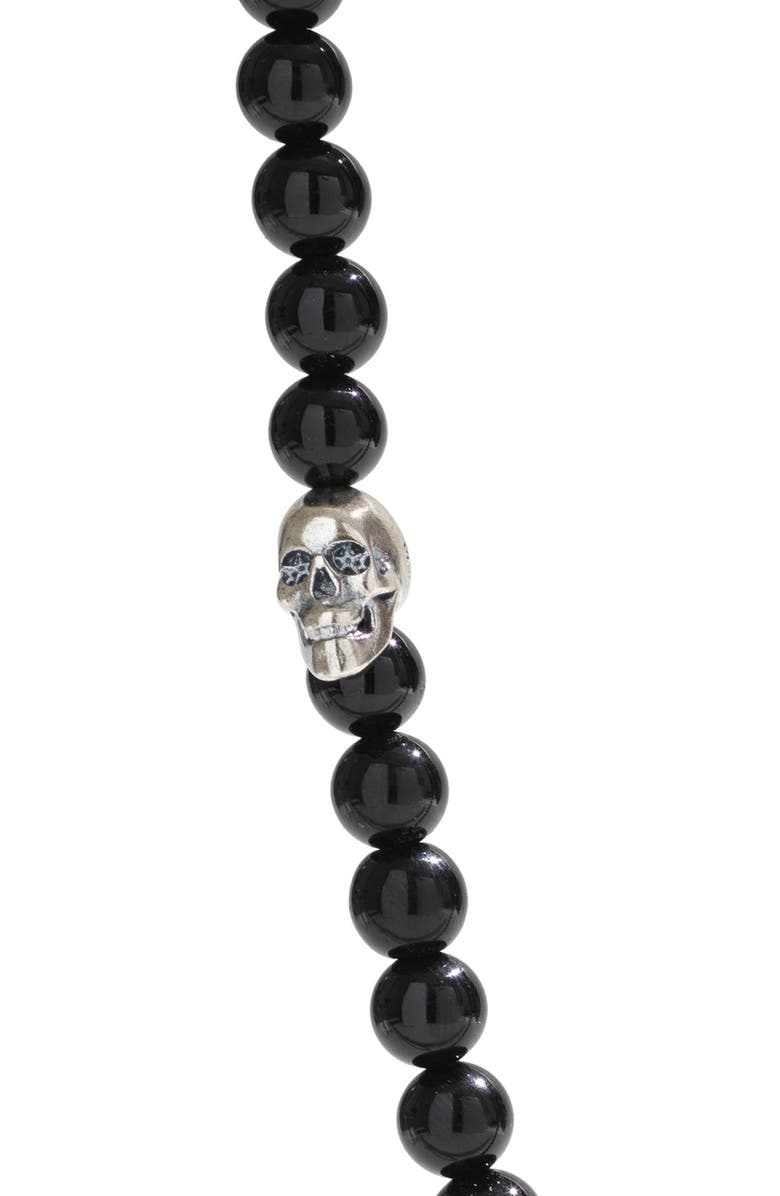 Degs & Sal Onyx Bead Necklace, Alternate, color, Black