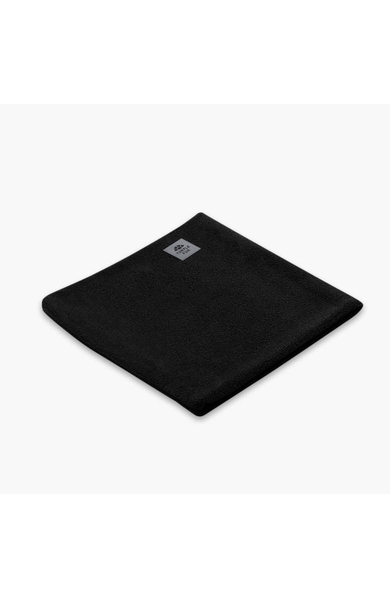 Turtle Fur Double-Layer Fleece Neck Warmer, Alternate, color, Black