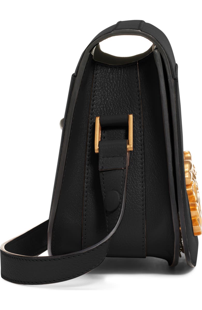 Valentino Garavani Maison Gryphon Leather Saddle Bag, Alternate, color,