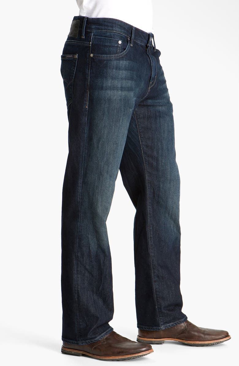 Mavi Jeans Matt Relaxed Straight Fit Jeans, Alternate, color, Dark Blue