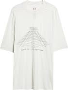 Rick Owens Temple Jumbo Graphic Cotton T-Shirt