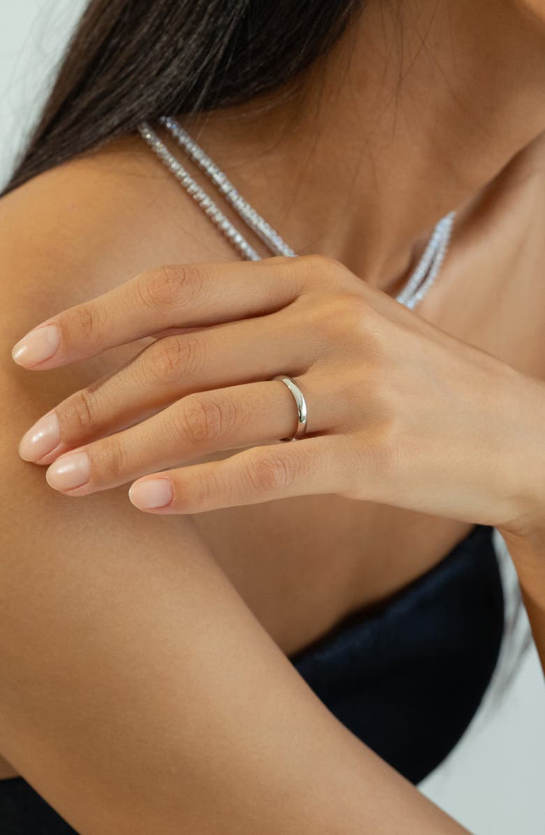 Bearfruit Jewelry Sterling Silver 18k Gold Plated Ingrid Ring Holiday Gift Idea, Alternate, color, Silver