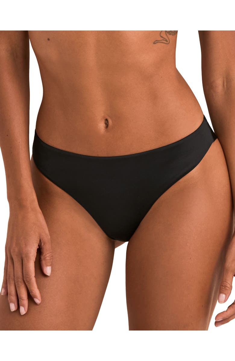 Adore Me Marlena Swimwear Brazilian Panty, Main, color, Black