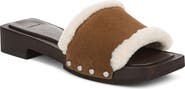 Vince Barbara Genuine Shearling Slide Sandal