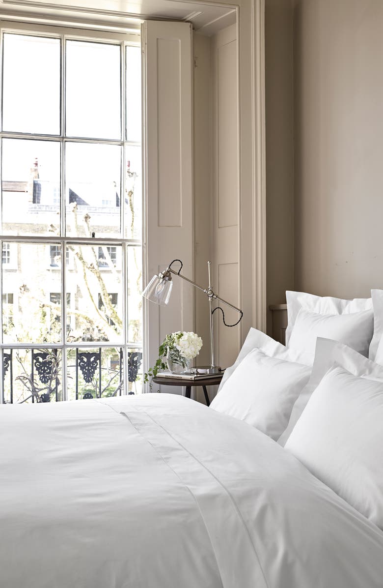 The White Company Luxury Savoy Duvet Cover, Alternate, color, 