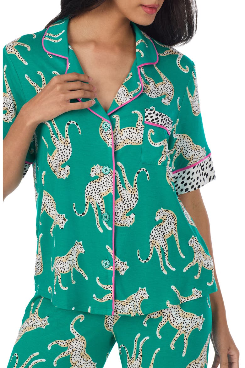 Print Pajamas, Alternate, color, TEAL PRINT