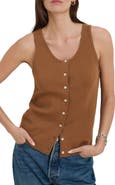 Alex Mill Louisa Cotton & Cashmere Vest