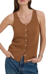 Alex Mill Louisa Cotton & Cashmere Vest