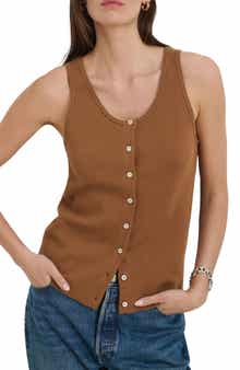 Alex Mill Louisa Cotton & Cashmere Vest