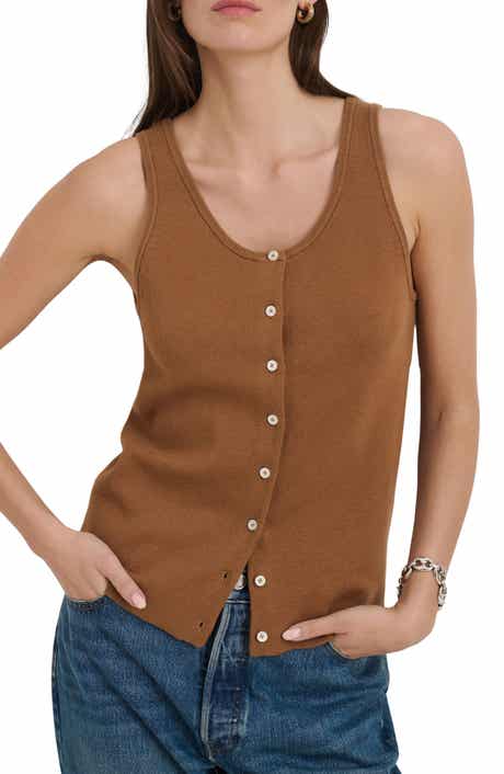 Alex Mill Louisa Cotton & Cashmere Vest