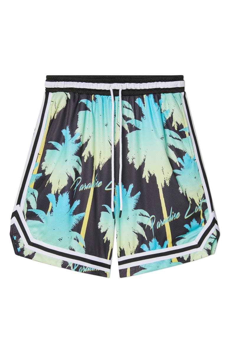 WeSC Paradise Palms Basketball Shorts, Main, color,