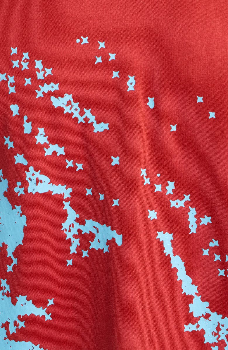 JUNGLES Always Good Long Sleeve Cotton Graphic T-Shirt, Alternate, color, Rust