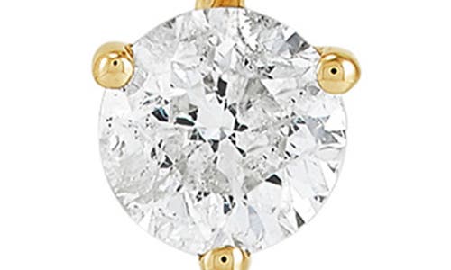 Frankie & Zoe Diamond Solitaire Necklace In Gold