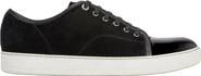 Lanvin Dbb1 Suede And Patent Leather Sneakers