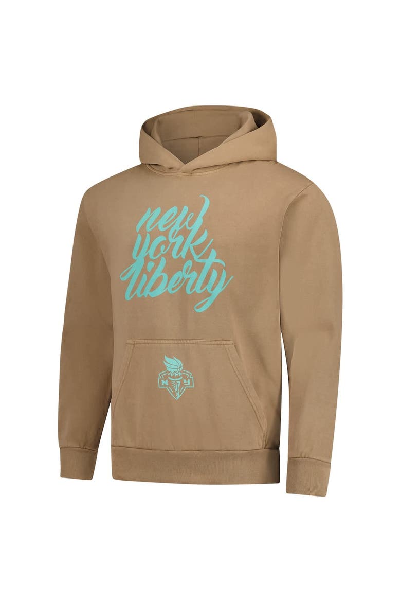 Unisex Stadium Essentials Tan New York Liberty Paradise Oversized Urban Pullover Hoodie, Alternate, color, Tan