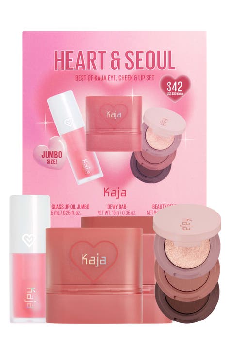 Heart & Seoul Best of Kaja Eye, Cheek & Lip Set (Limited Edition) $80 Value