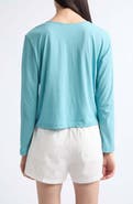 LESET Milo Long Sleeve Cotton Jersey T-Shirt
