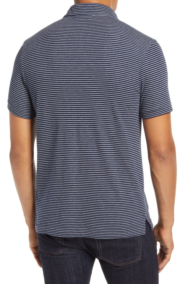 1901 Pinstripe Short Sleeve Polo, Alternate, color, 