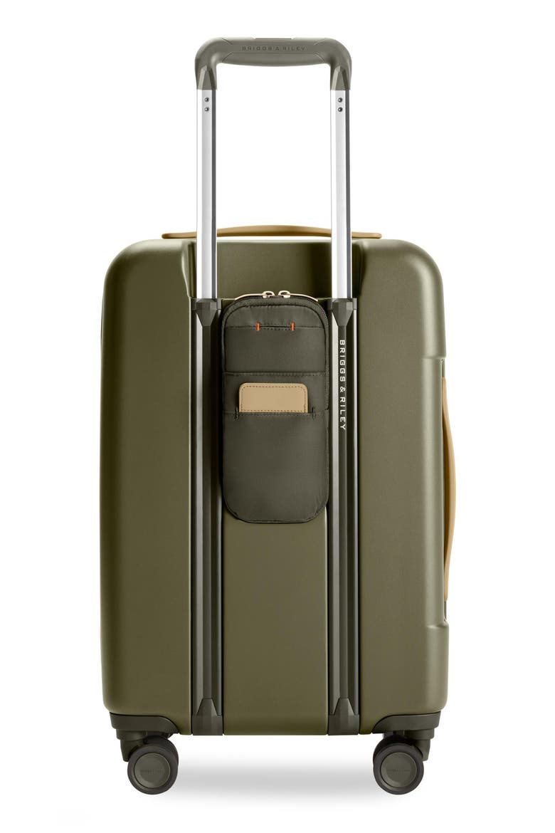Sympatico Essential 22-Inch Expandable Spinner Carry-On, Alternate, color, OLIVE