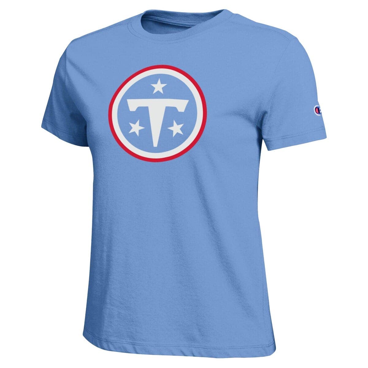 Women's Champion  Light Blue Tennessee Titans Logo T-Shirt - image 2