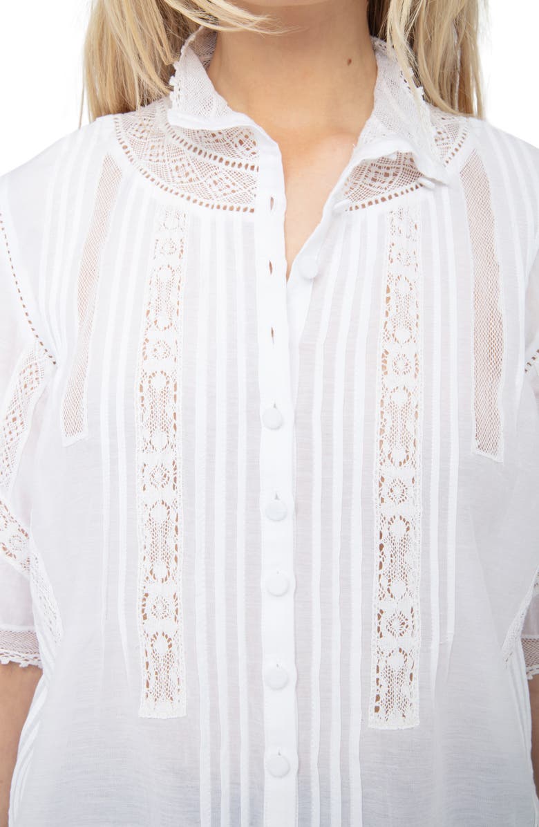 Zadig & Voltaire Tanos Tomboy Button-Up Shirt, Alternate, color, Judo