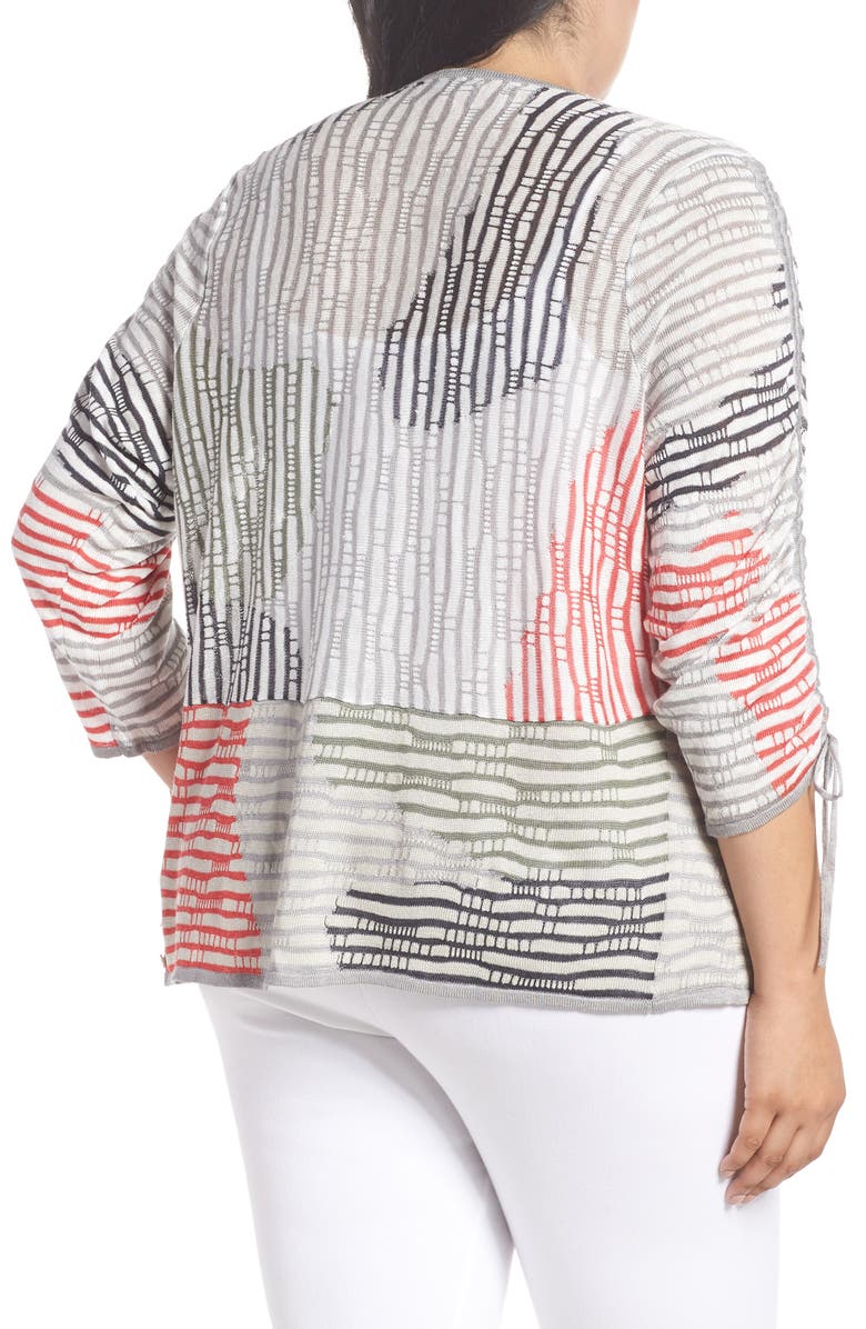 NIC+ZOE Stitch Block 4-Way Convertible Cardigan, Alternate, color,