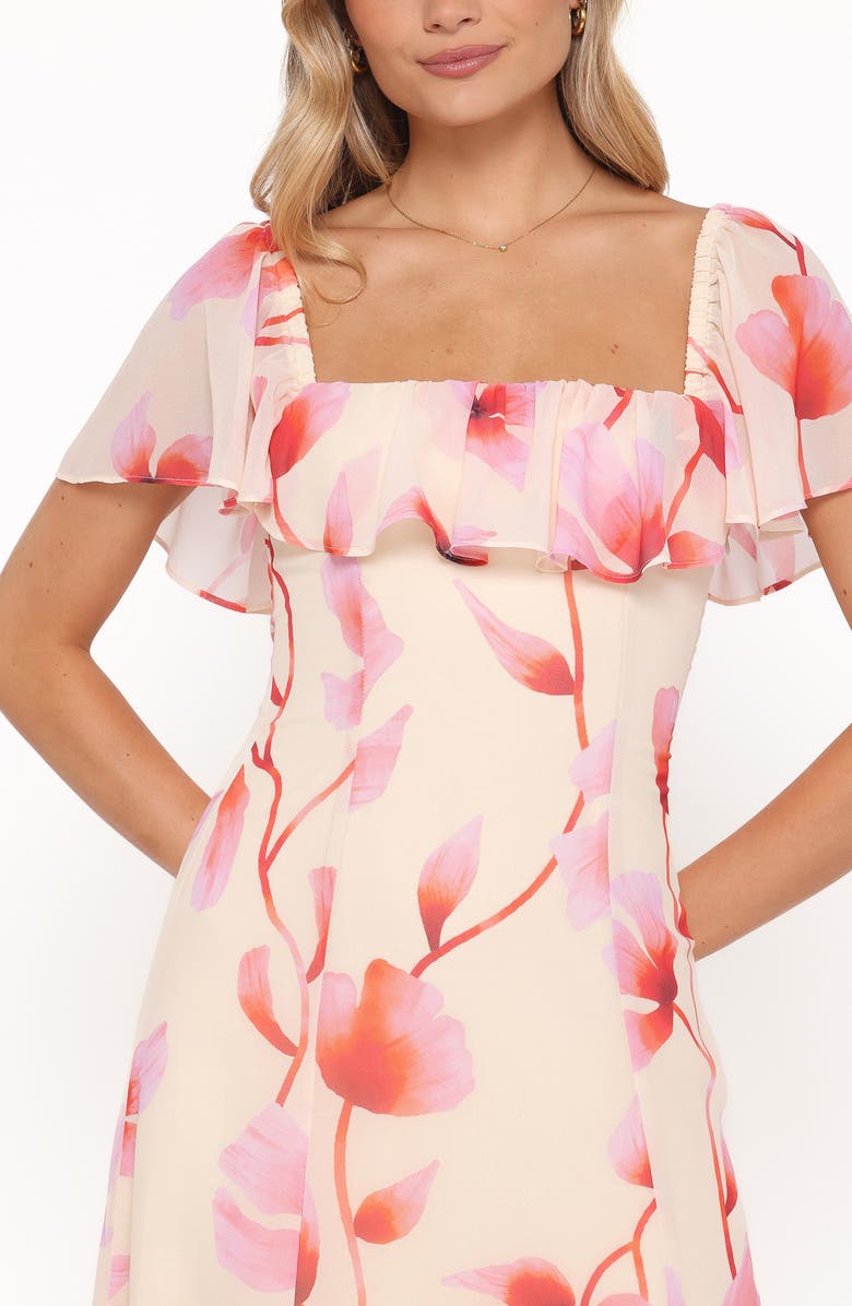 Petal & Pup Floral Square Neck Maxi Dress, Alternate, color, Pink Floral