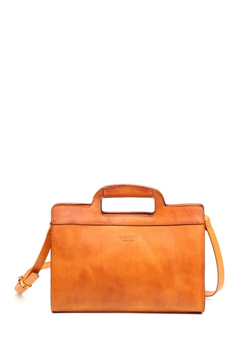 Sleek Creek Leather Crossbody Bag