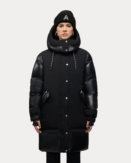 Alpenhaus Brière Mixed media Puffer Parka in Black  product