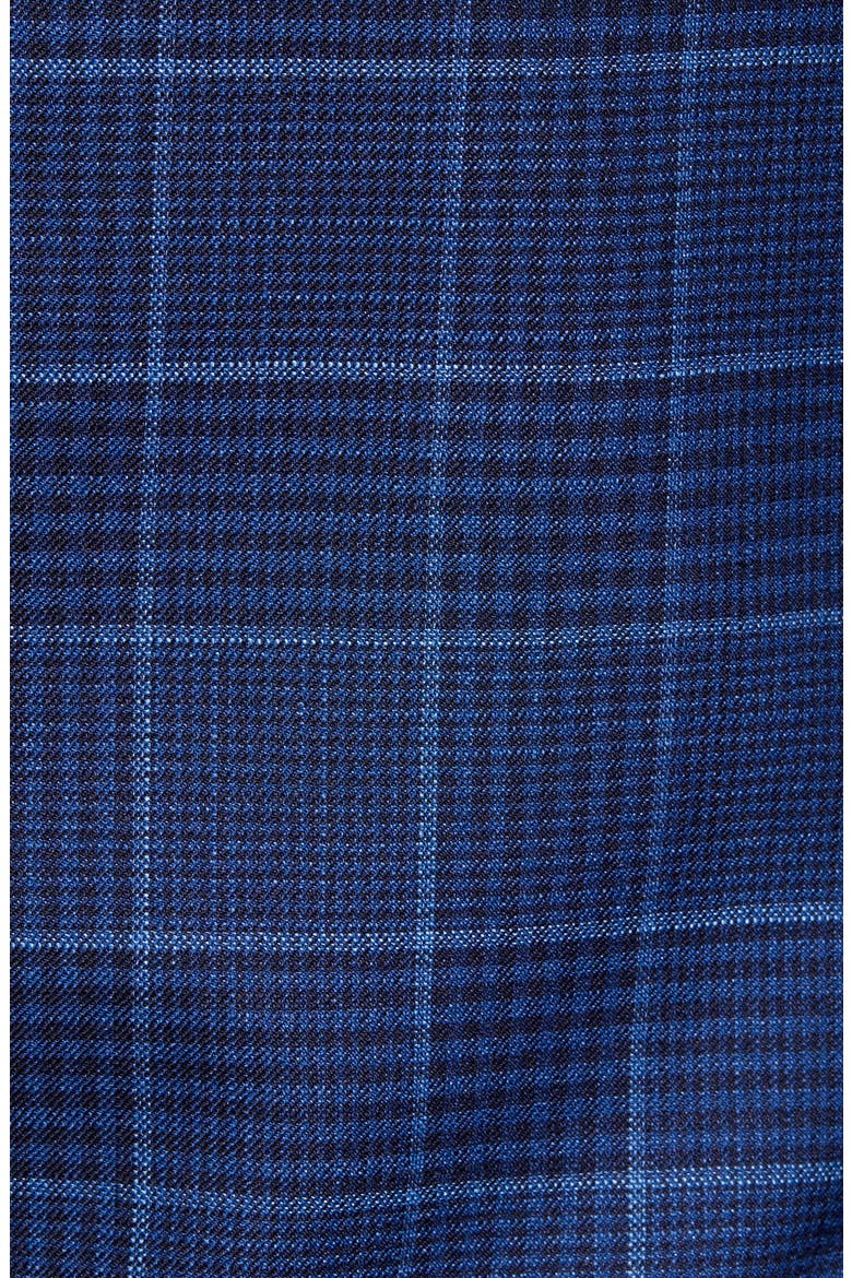 Classic Fit Plaid Wool & Silk Sport Coat, Alternate, color, MEDIUM BLUE