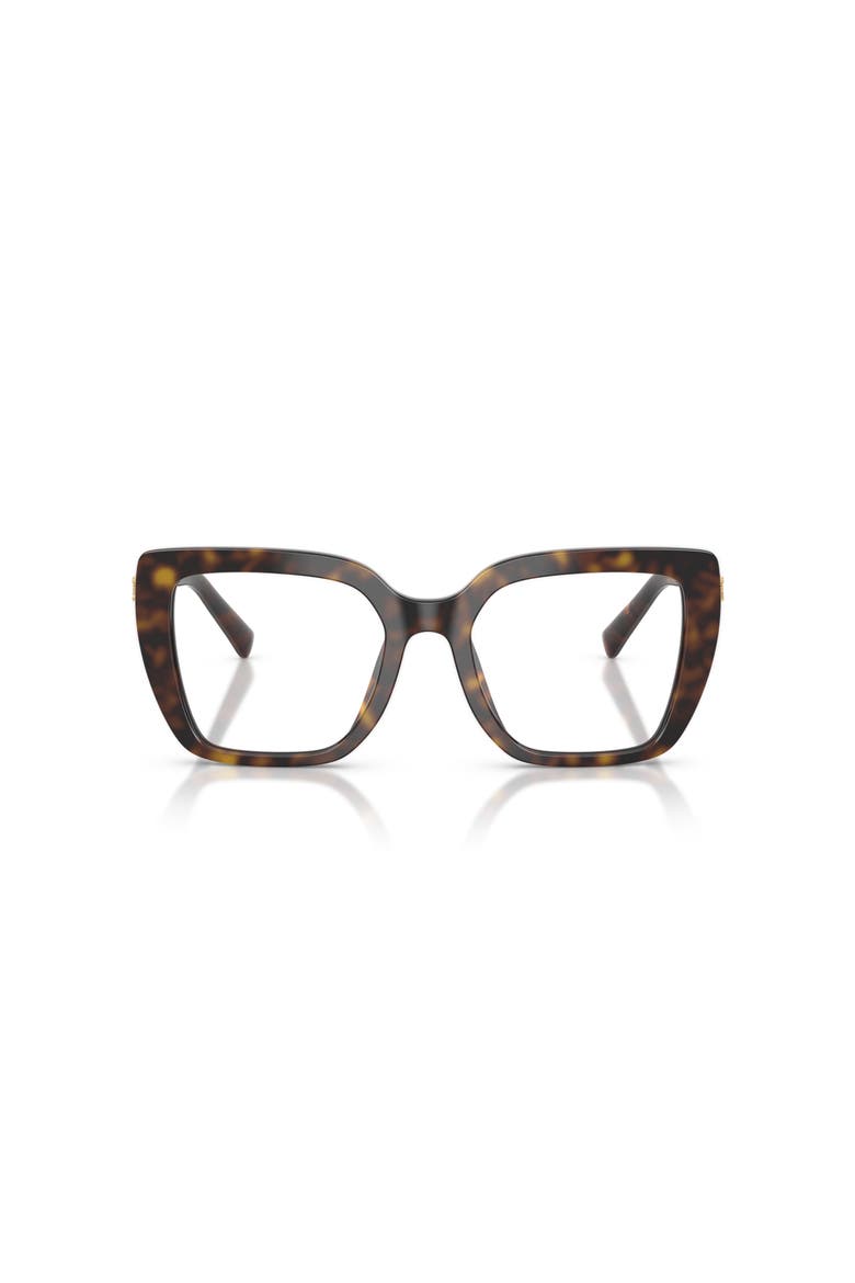 53mm Square optical glasses, Alternate, color, Tortoise