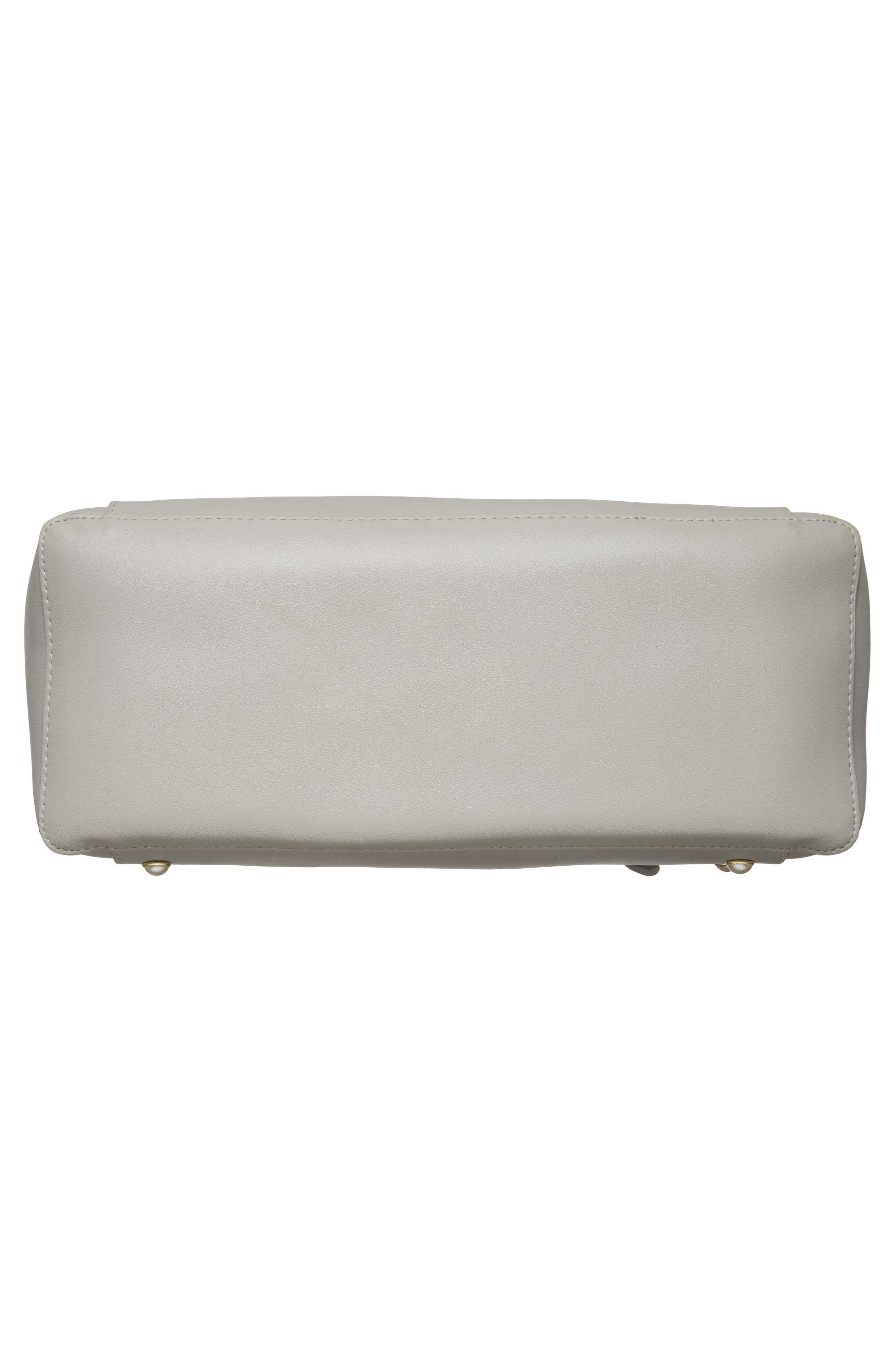 BP. Imitation Pearl Embellished Faux Leather Ring Tote, Alternate, color, 