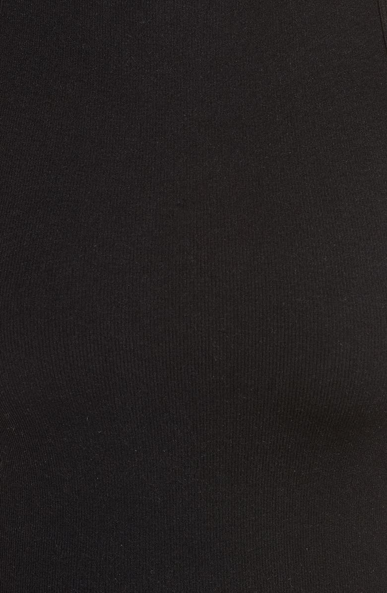 Free People Hayley Racerback Brami Crop Top, Alternate, color, Black