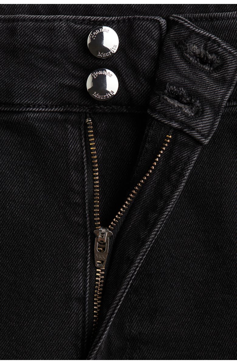 H&M Wide High Jeans, Alternate, color, Dark Denim Gray