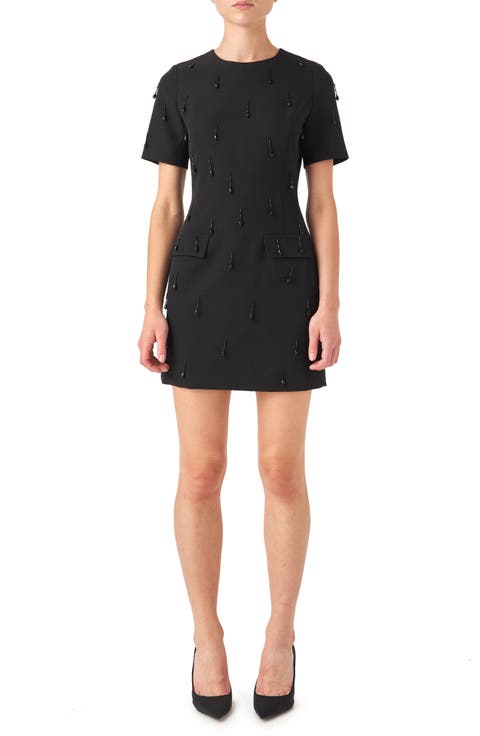 Beaded Fringe Minidress