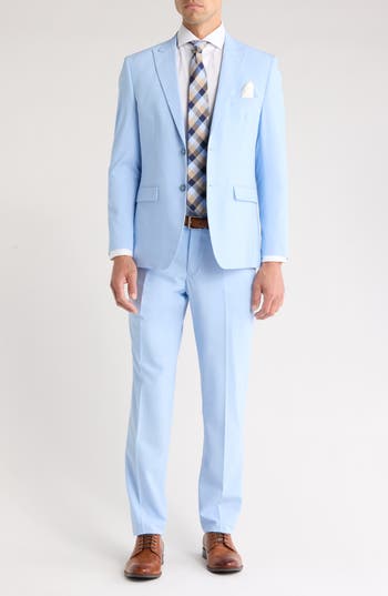 Gino Vitale 2-piece Suit In Sky Blue