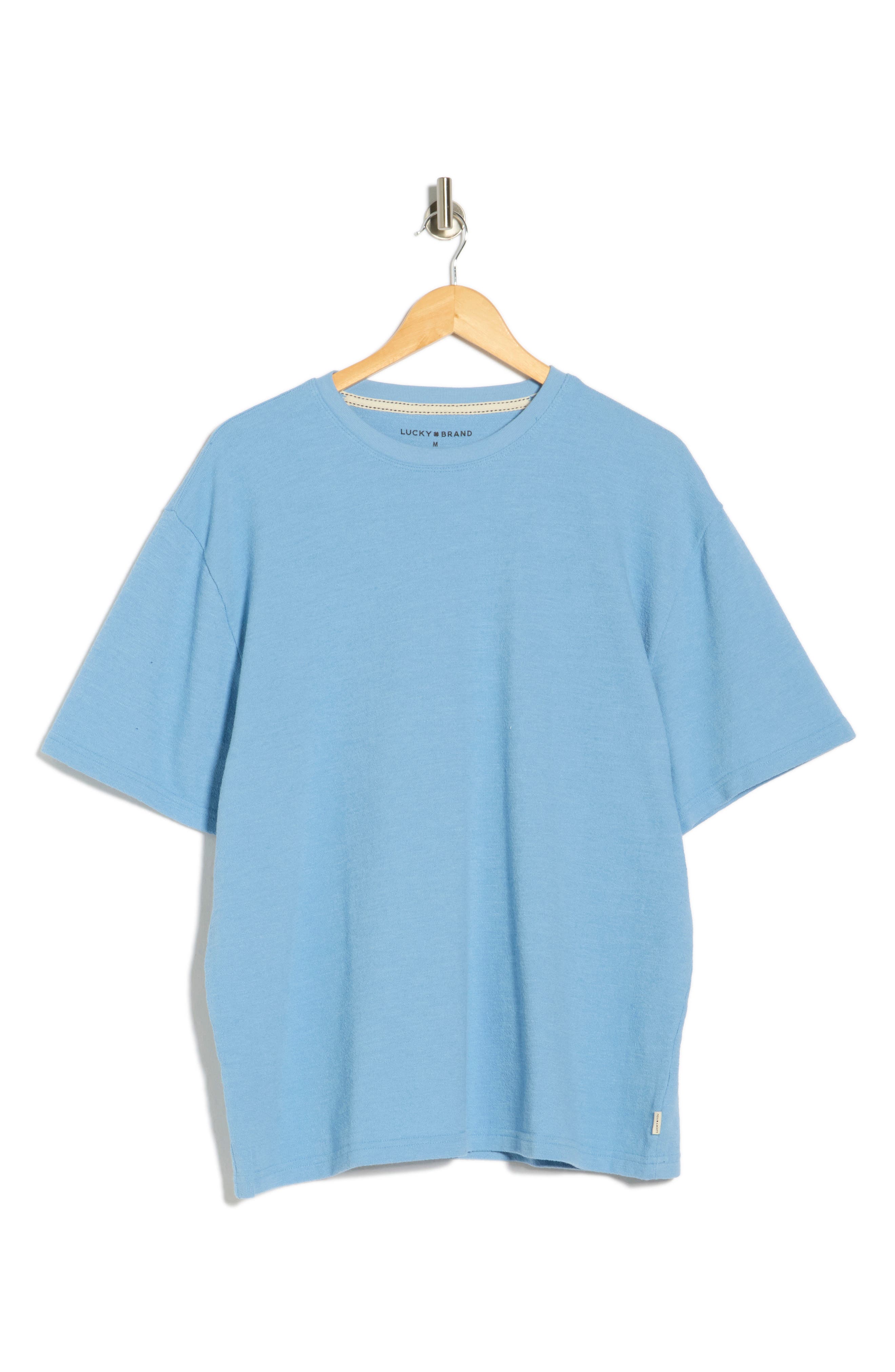 Lucky Brand Textured Boxy Knit T-Shirt