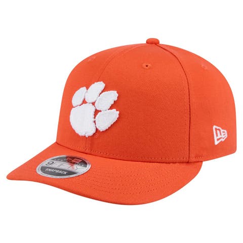 Men's New Era Orange Clemson Tigers Low Profile 9FIFTY Snapback Hat