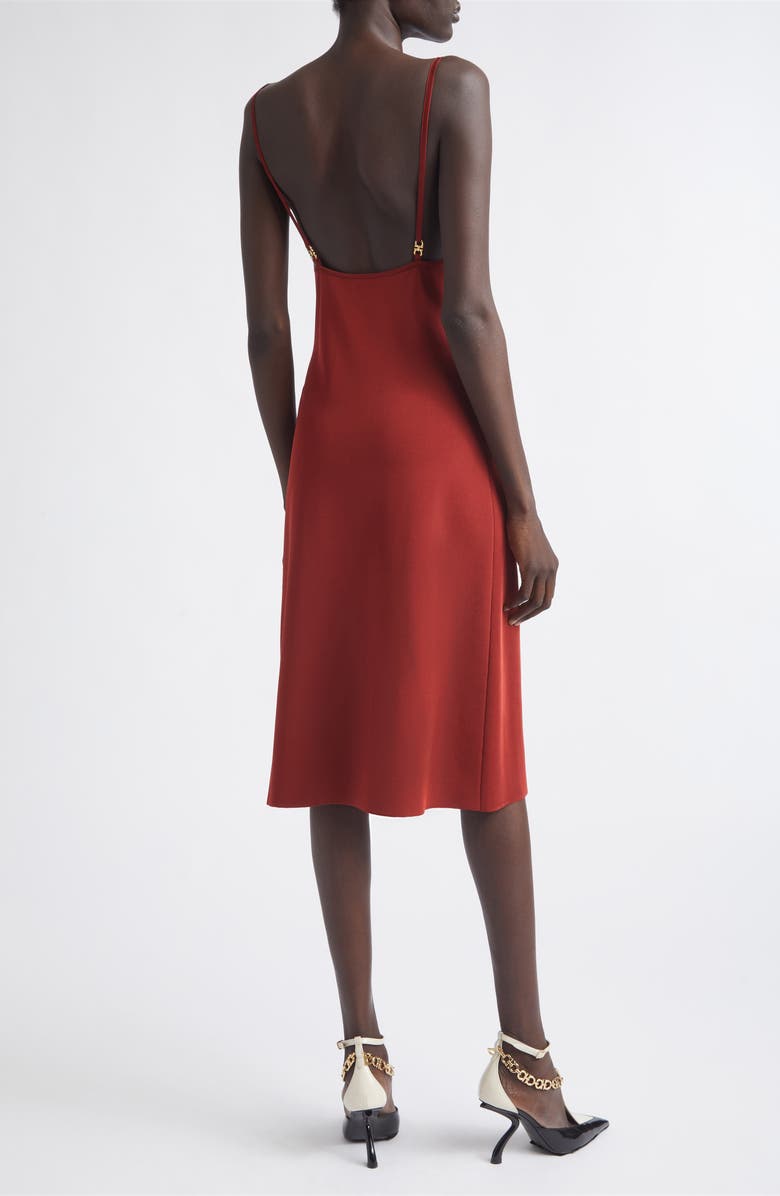 FERRAGAMO Sweater Slipdress, Alternate, color, College Red