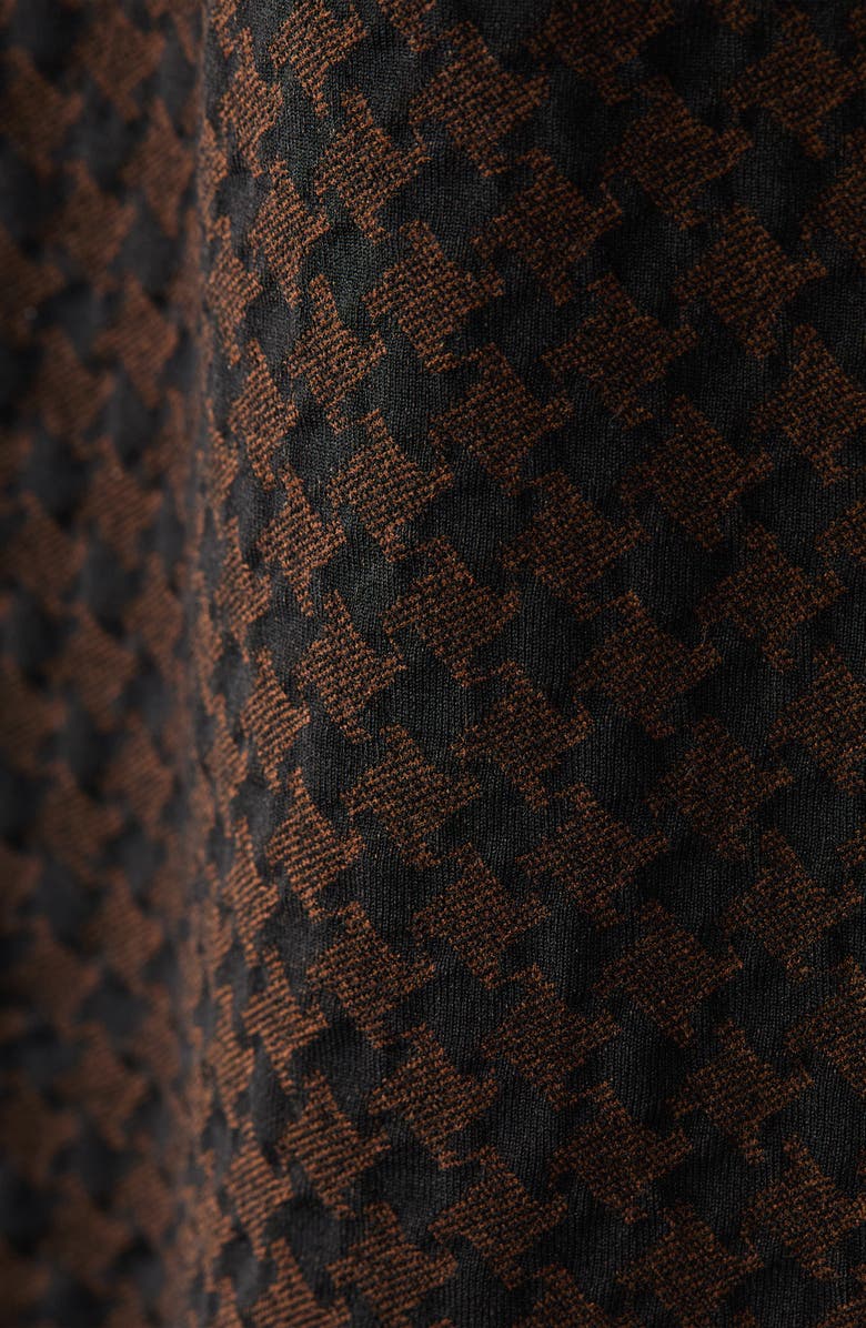 Rhone Houndstooth Check Leggings, Alternate, color, Chestnut Brown