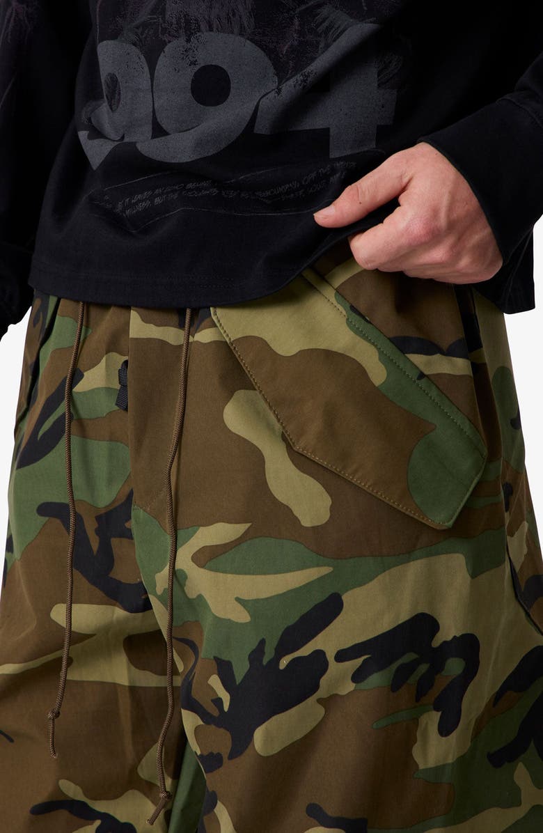 mnml Camo Baggy Pants, Alternate, color, Camo