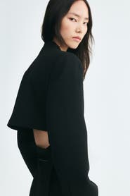 H&M Cropped Belt-detail Jacket