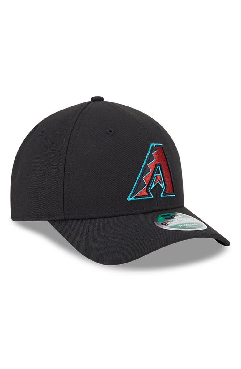 New Era Men's New Era Black Arizona Diamondbacks Player Replica 9FORTY Adjustable Hat, Alternate, color, Black